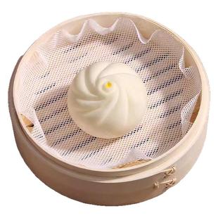 纳米硅胶垫蒸包子蒸笼垫馒头家用纸垫子不粘屉布不沾蒸笼布垫布圆