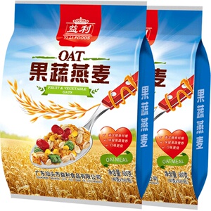 益利咸味免煮组合600g果蔬燕麦片