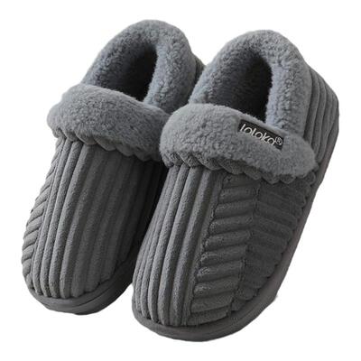 路路佳包跟棉拖鞋男防滑加厚保暖
