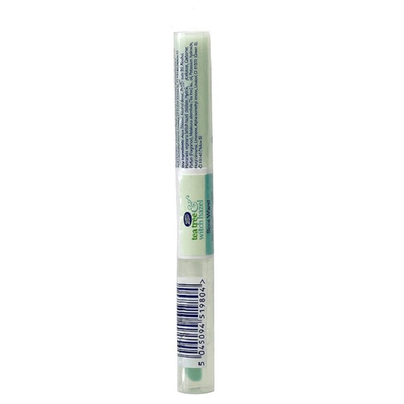 现货英国boots博姿茶树金缕梅祛痘棒早晚双头用祛痘印棒不留痕7ml