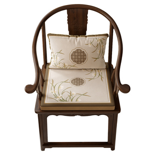 冉忆红木沙发坐垫新中式太师圈椅垫中式椅子乳胶海绵椅垫防滑山岚