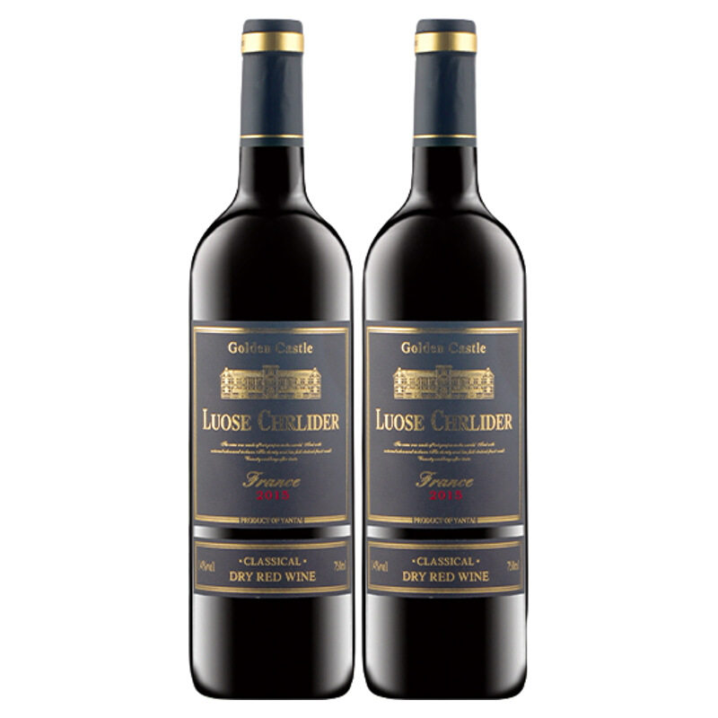 红酒14度赤霞珠干红葡萄酒750ml*2瓶