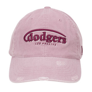 【自营】MLB休闲帽女帽男帽复古运动帽遮阳帽多巴胺粉色棒球帽潮
