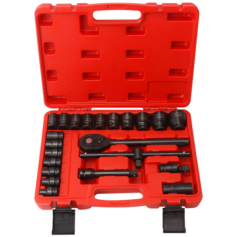 气动短套筒组套工具小风炮套筒大飞棘轮扳手汽修工具大全六角加厚