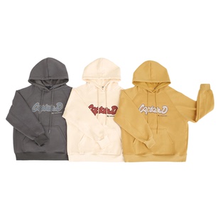 云朵工厂飞行员连帽绣花卫衣秋冬季加绒长袖套头上衣女款三色可选