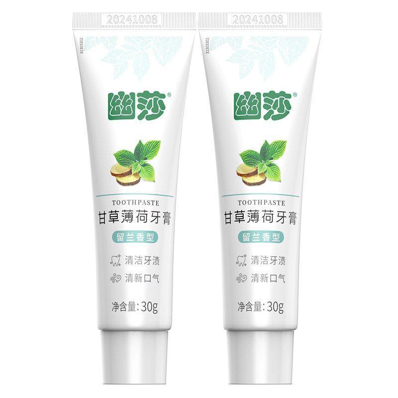 原幽螺莎星甘草薄荷牙膏小支30g