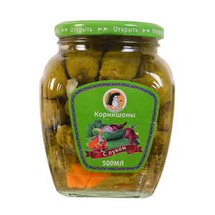 俄式酸黄瓜俄罗斯风味泡菜乳黄瓜小黄瓜进口罐头即食下饭菜500g