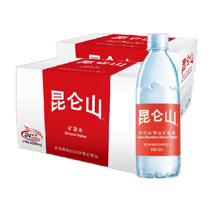 昆仑山饮用天然矿泉水高端雪山水弱碱性品质好水500mlx48瓶整箱