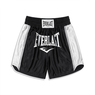 白客同款美国EVERLAST男女款高腰五分裤美式潮流运动训练拳击短裤