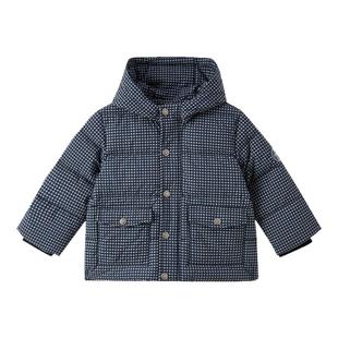 法国同款tartineetchocolat法国巧克力童装冬男童连帽鹅绒羽绒服