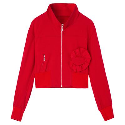 H·GENTEEL荷高春新率性摩登口袋花边装饰箱型外套GCD12520516