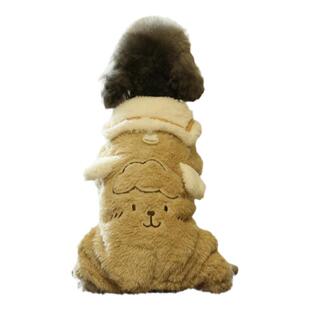 狗狗衣服四脚秋冬可爱小羊四腿保暖绒衣小狗宠物衣服冬装泰迪衣服