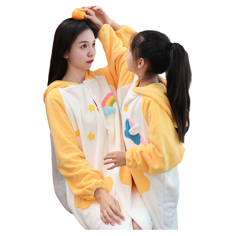 浴巾可穿可裹大人非纯棉吸水斗篷儿童浴袍亲子浴衣女睡袍带帽冬季