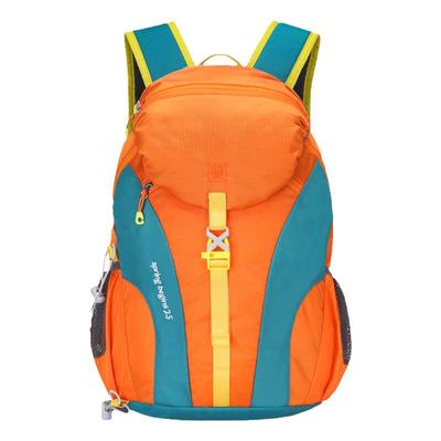 拼色旅行双肩包女新款登山背包