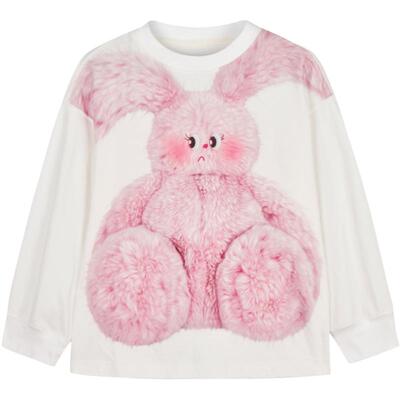 woobaby毛怪家族圆领亲子长袖T恤