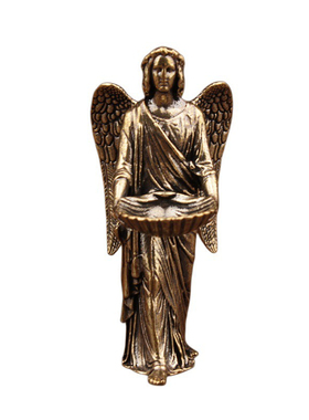 纯黄铜欧式天使装饰品小摆件