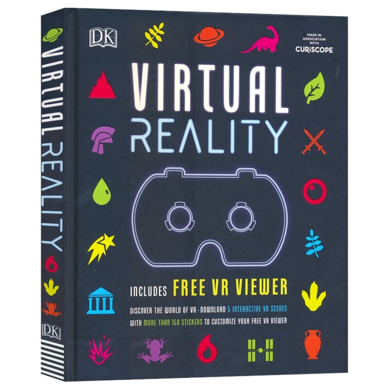 DK Virtual Reality 虚拟现实VR技术 儿童百科科普读物 精装大开本 英文原版进口图书