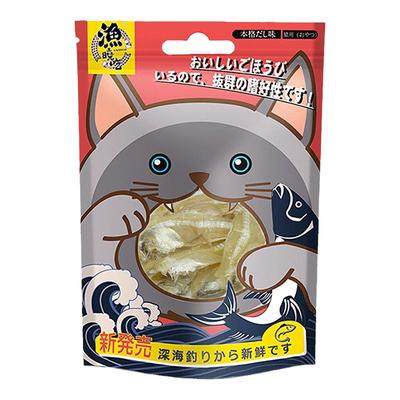 渔晓吃小鱼干猫零食猫鱼干小鳀鱼