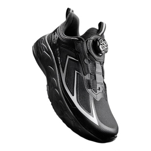 特步童鞋秋季男童中大童运动旋转扣透气休闲儿童防滑耐磨儿童跑鞋