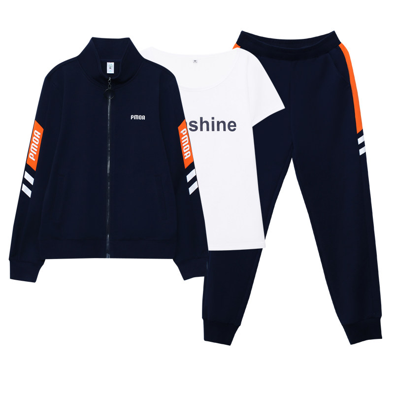 2025运动服女士休闲跑步服三件套