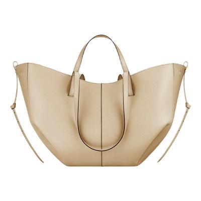 【礼物】Polene波灵恩Cyme 荔枝牛皮托特手提单肩包