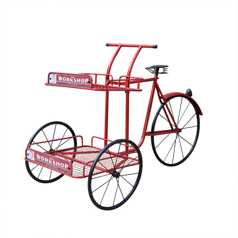 圣诞节风格花车花架花台橱窗玄关装饰架层架花园庭院婚庆置物立架