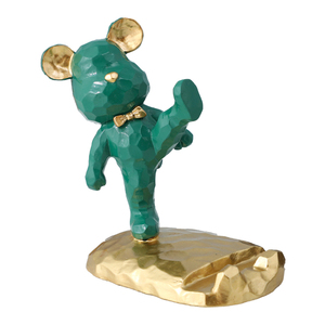 创意暴力熊小摆件可爱手机支架