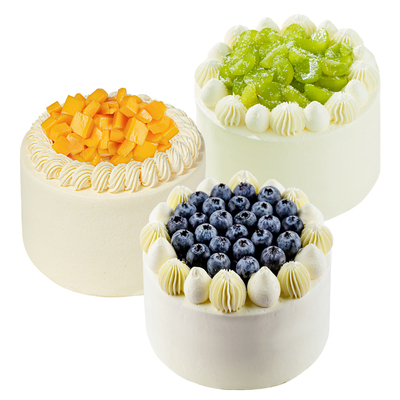 MES每实遇四季鲜奶水果生日蛋糕