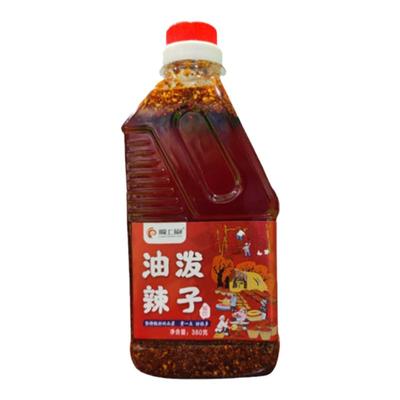 甘肃陇上椒正宗甘谷辣椒精品油泼辣子凉拌菜调味380g辣子家用大瓶