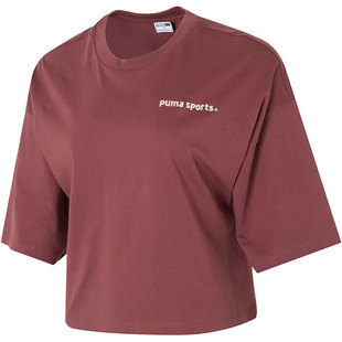 Puma/彪马秋冬季新款透气T恤衫女子休闲运动短袖622578-49