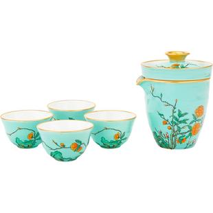 玛戈隆特玉堂富贵旅行滤茶杯便携高端茶具功夫收纳包送老师茶具