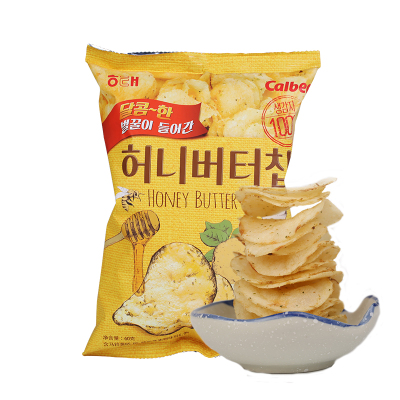 韩国原装进口海太蜂蜜薯片60g