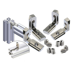 工业铝合金型材1515配件角件 角槽直角连接件 角码欧标型材15*15