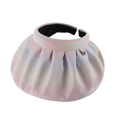 纸冰蝶空顶女春夏季大檐遮阳帽