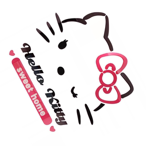 hellokitty凯蒂猫墙面儿童房间布置装饰生日贴女孩公主床头3d立体
