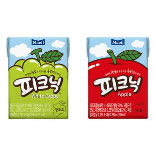 【朴彩英同款】韩国进口maeil每日苹果葡萄牛奶果汁picnic饮料