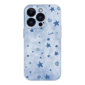 幸运蓝星适用苹果17promax卡通可爱iPhone16pro镜头全包15新款14