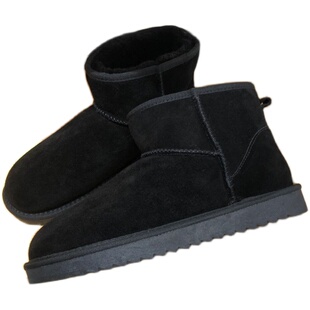 河南桑坡丁大叔羊皮毛一体真皮羊毛经典款雪地靴男女鞋东北大棉鞋