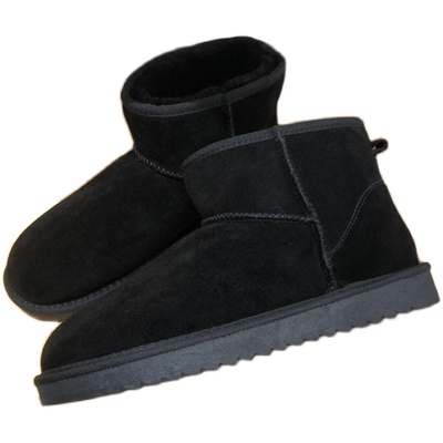 河南桑坡羊皮毛一体雪地靴男女鞋