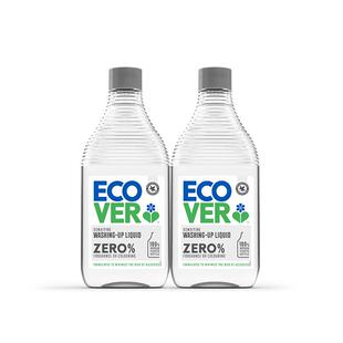 ecover欧维洁洗碗液食品级餐具果蔬清洗剂无香洗洁精温和护手进口