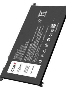 【国家3C认证】CMP适用戴尔燃7000笔记本电池inspiron14 15 7460 g3 3579 7560 7472 WDX0R 5468 33YDH电池