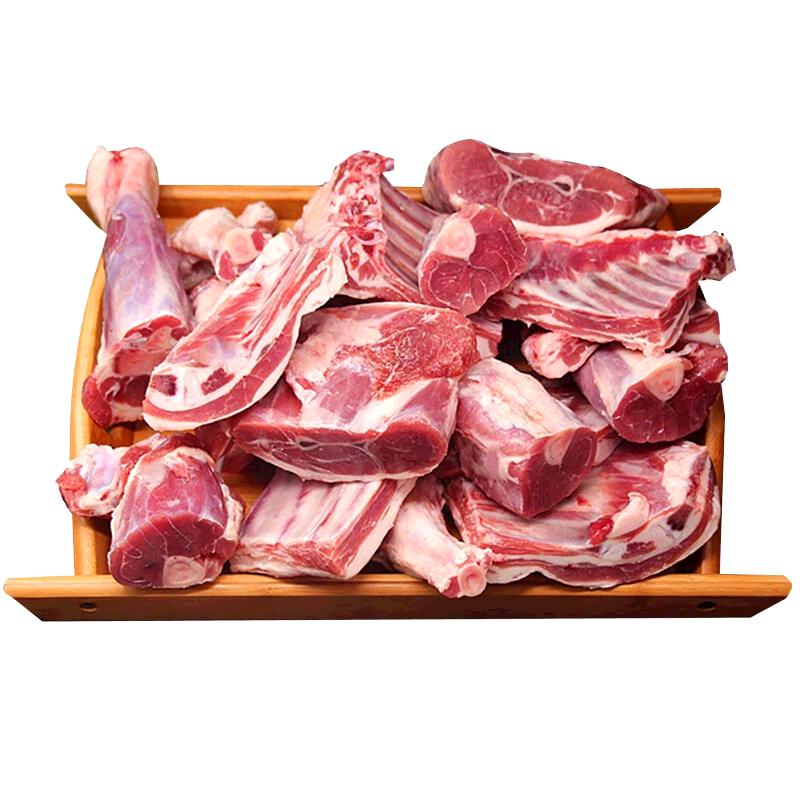 手把羊肉5斤新鮮乳羔羊肉羊后腿羊排手抓羊肉冷凍生羊肉年貨禮盒