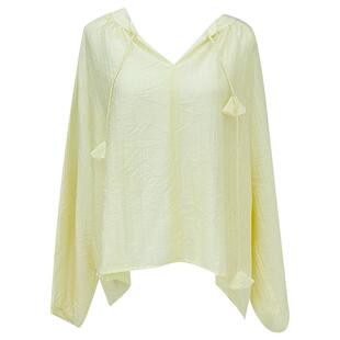 叶落清舞古典舞飘逸纱衣身韵宽松系带舞蹈练功服中国舞现代舞训练