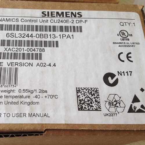 议价西门子G120控制单元CU240E-2DP-F全新原装正品6SL3244-0BB13-