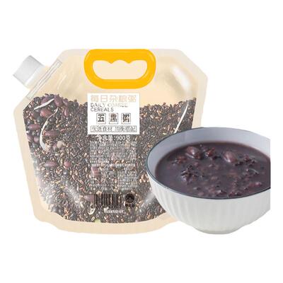 早之谷杂粮粥粗粮早之谷900g五黑粥早餐袋装