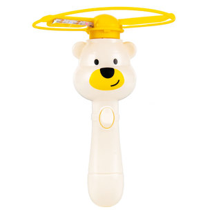 儿童发光竹蜻蜓带灯飞盘玩具弹射陀螺户外飞行器飞天仙子夜光男孩