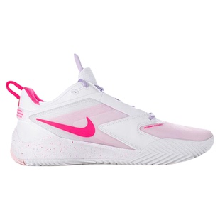 NIKE AIR ZOOM HYPERACE 3白粉色 轻便透气男女排球鞋 HF3239 100