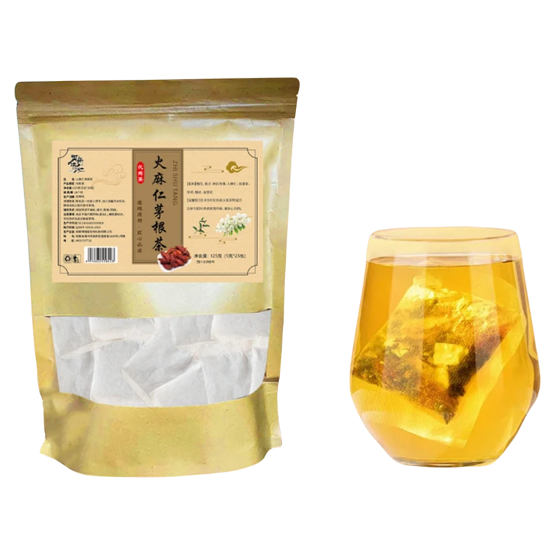 御药济仁正品火麻仁茅根茶