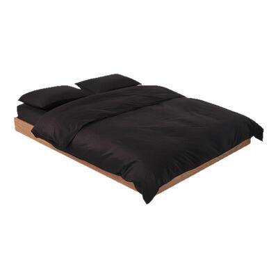 80支龙血黑长绒棉轻奢四件套