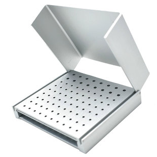 包邮牙科材料86孔金属车针架高速低速车针口腔耐高温车针盒消毒盒